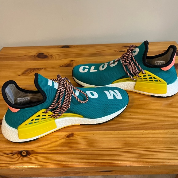 Size 9 Adidas NMD Human Race ‘Sun Glow’ - Condition 9/10 - Picture 2 of 8